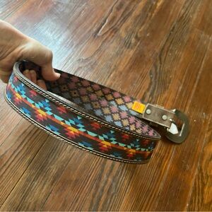 Red Dirt Stylish Multicolor Patterned Belt